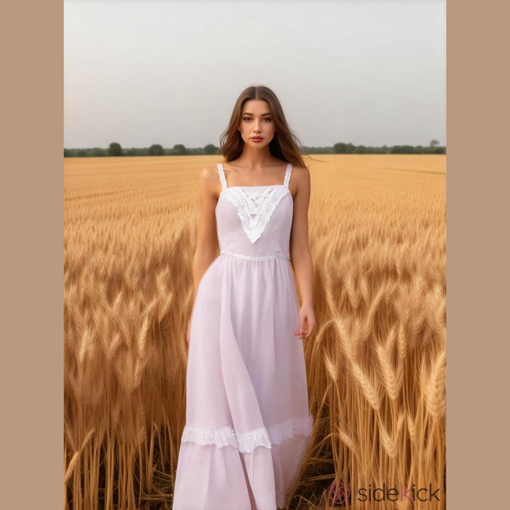 Vintage Gunne Sax Dress XS (5) Sleeveless Corset Butterfly Lace Prairie Wedding